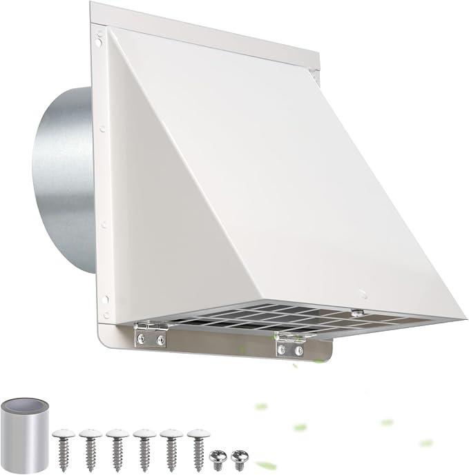 4 Inch Dryer Vent Cover Outside - Image 9