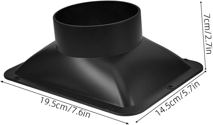 Tofficu Duct Connector Flange Square Ventilation Interface - Image 2