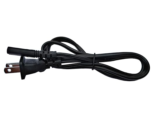 2 Prong AC Power Cord for HEAPETS P339 65W Pet Air Purifier Large Home 4200 sq - Image 3