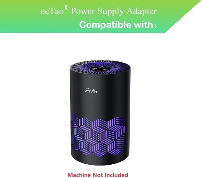 12V Adapter for FreAire KN-6391RGB KN6391RGB 7W Air Purifier DC12.0V - Image 2