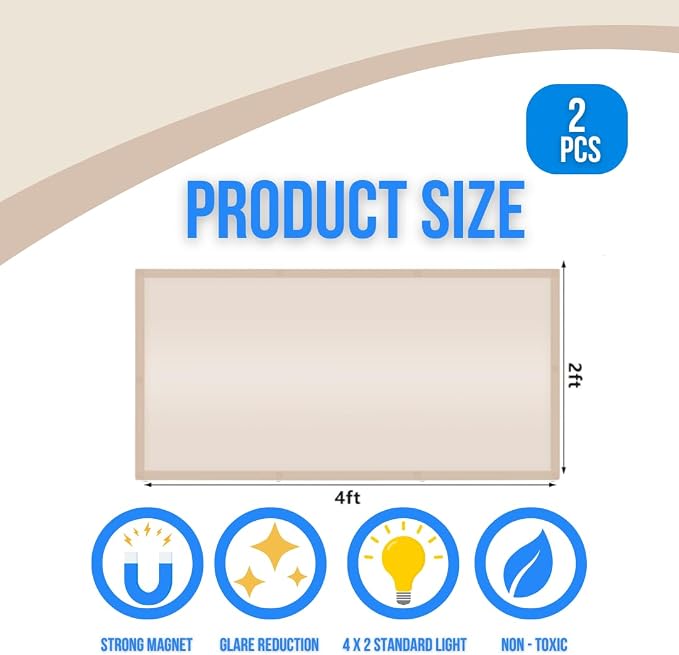 ShadeMAGIC Fluorescent Light Filter Covers - Image 2