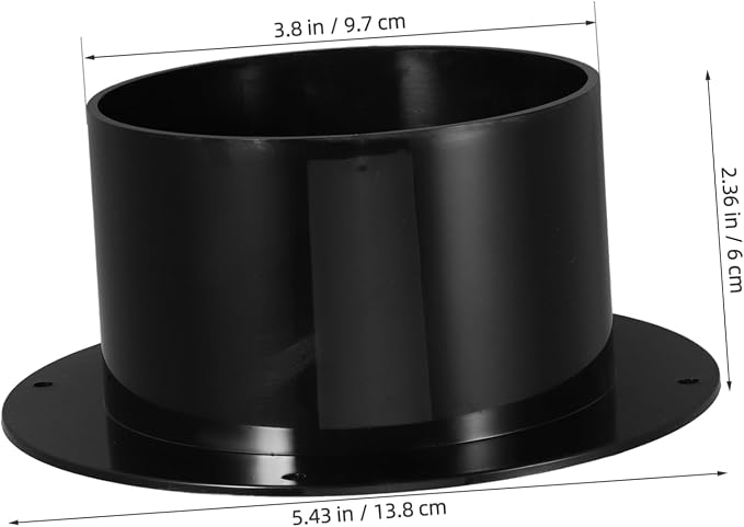 SOLUSTRE Dust Collector Hose Flange Connection Pipe Air Ducting Connector - Image 2