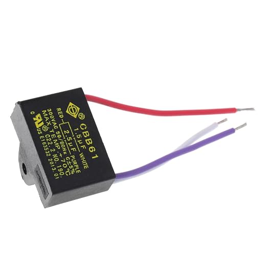 1PCS Black CBB61 1.5uF+2.5uF 3 Wires 250V 50/60Hz Capacitor - Image 6