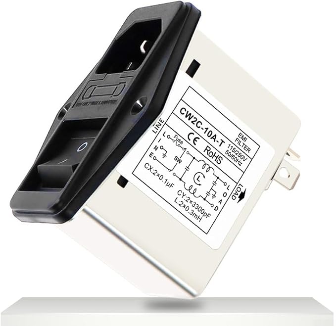 IEC Power Filter, Inlet Power Socket, IEC Socket Power Filter - Image 5