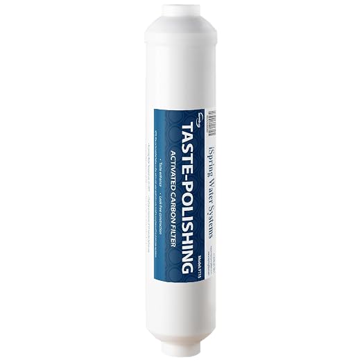 iSpring FT15 NSF Certified 5th Stage Inline Post Carbon Water Filter, by iSpring