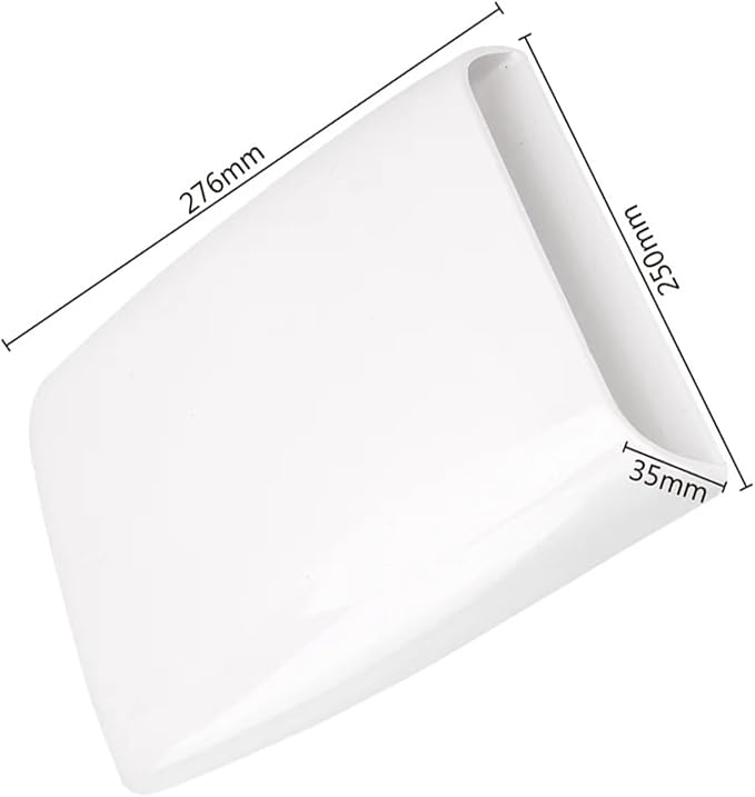 Universal Auto Engine Cover Hood Scoop Vent Car Bonnet Air Intake Inlet 4x4 - Image 5