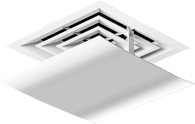 Filter Equipped Central AC Wind Direction Deflector | Built-in air purifying by Unknown