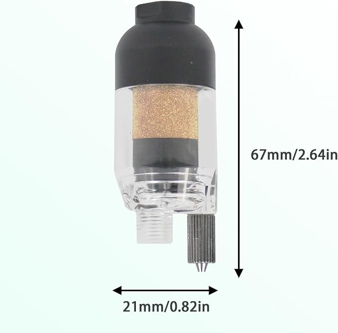 HUBEST Airbrush Filter in-Line Mini Air Filter Water Separator Water Trap - Image 2