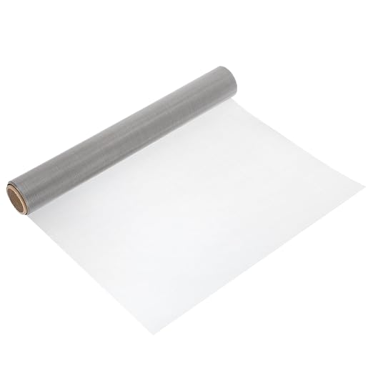 uxcell 60 Mesh 79" x 16" Woven Wire Mesh, 304 Stainless Steel Air Vent Filter by uxcell