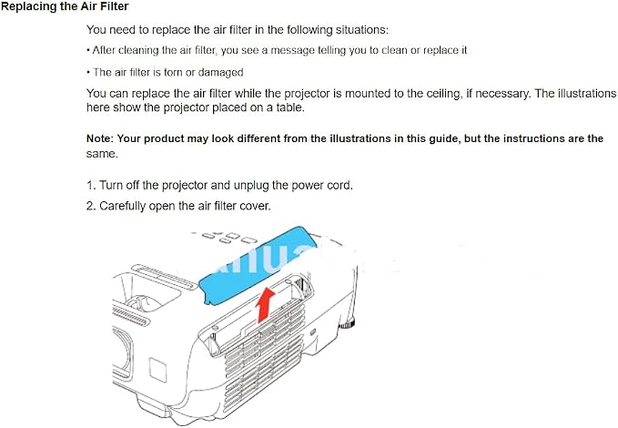ELPAF32 /V13H134A32 Projector Air Filter - Image 7