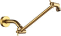 Shower Head Extension Arm, 10 Inch Adjustable Shower Arm for Rainfall Shower, Angle & Height Adjustable Extender with Universal Connector, Anti-Leak & Tool-Free Installation