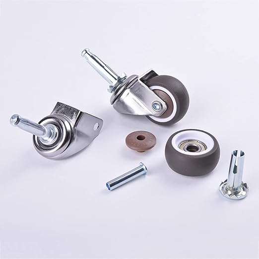 2 Inch Rubber Caster Wheel Set of 4 - Image 6