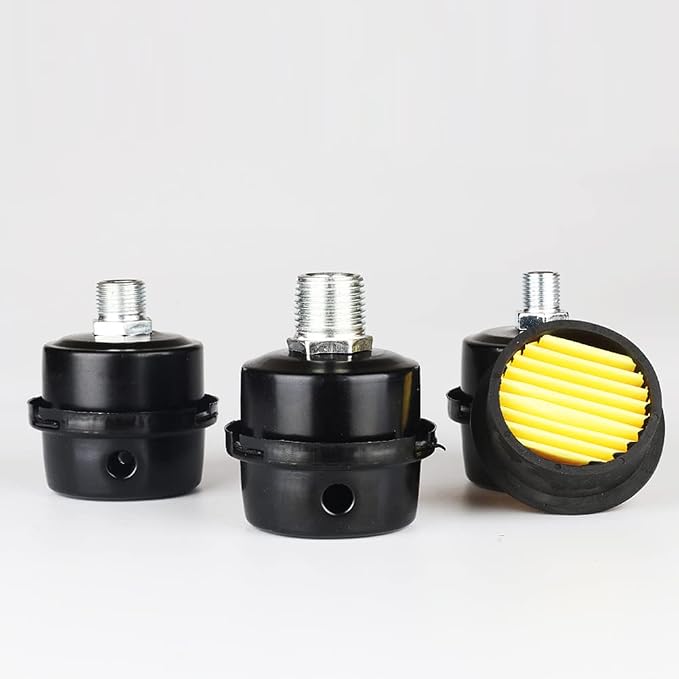 3/8" Male Thread Diameter Air Compressor Silencer & Filter, Metal Air - Image 6