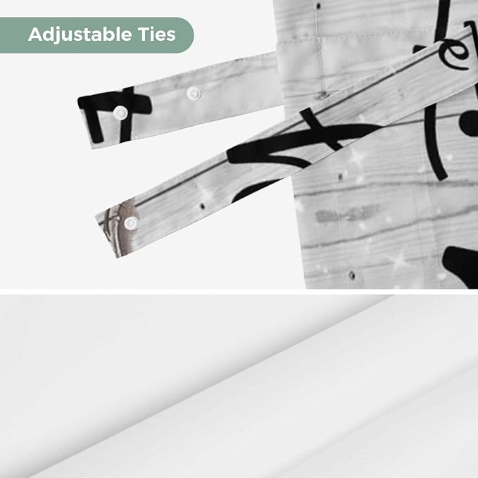 Kitchen Knife Fork Tie Up Valance Curtains - Image 7