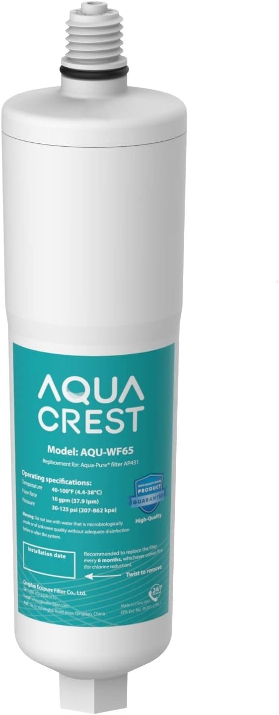 AQUA CREST AP431 Replacement for Aqua-Pure AP430SS, Whole House Scale Inhibitor by AQUACREST
