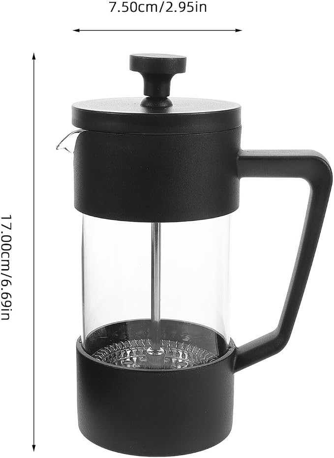 Zerodeko Portable Coffee Maker 350ml Borosilicate Glass Espresso Press - Image 7