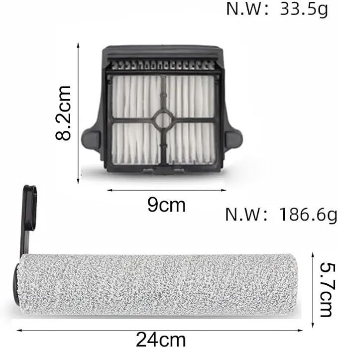 Replacement Main Brush and Filter Screen Compatible Parts - Image 8