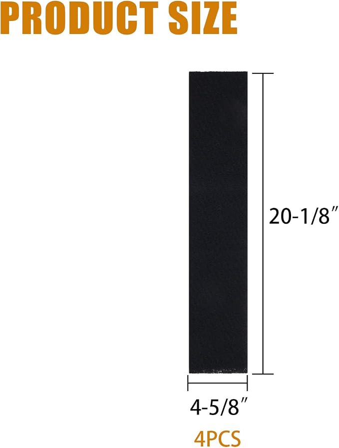 Pre-Filter 4-Pack for Honeywell HEPA Tower Air Purifier HPA030, HPA030B Models - Image 2