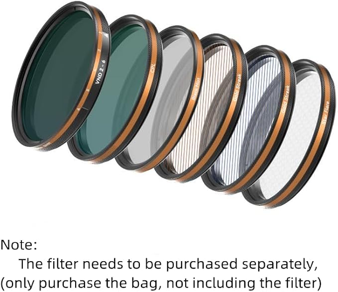 Fotorgear 67mm Phone Filter Storage Bag, Leather filter storage bag Clip On - Image 3