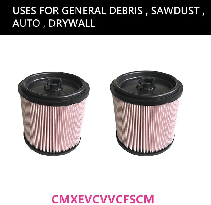 2 PACK Amigriki pink standard cartridge vacuum HEPA filter compatible - Image 7