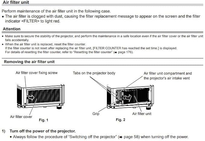 AWO ET-RFF200 Replacement Projector Air Dust Filter Fit - Image 4