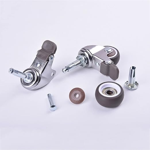 2 Inch Rubber Caster Wheel Set of 4 - Image 6