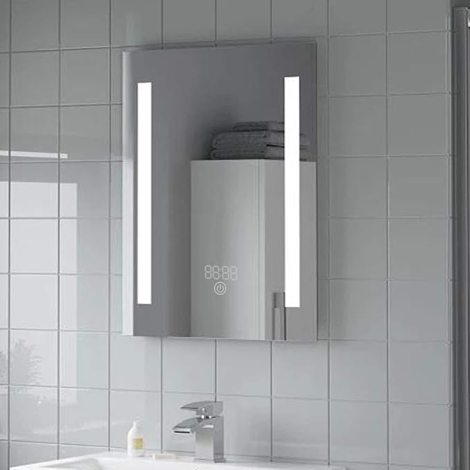 LED Bathroom Mirror with Demister Pad and Touch Switch - Image 3