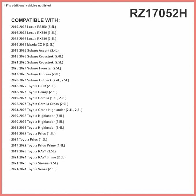 Febreze Odor Control HEPA Cabin Air Filter by PUREFLOW RZ17052H Fits 2019-2026 - Image 2