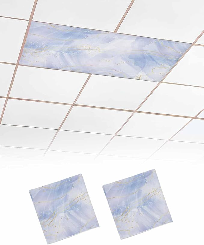 Yukro 2 Pack Fluorescent Light Covers by Unknown