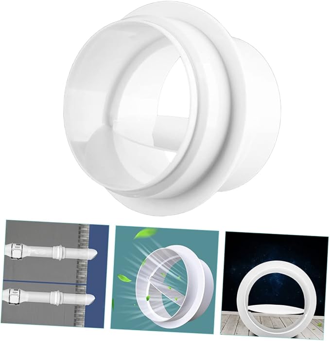 Uonlytech 4pcs Vent Blockers Air Duct Connector Flange Air Conditioner Exhaust - Image 4