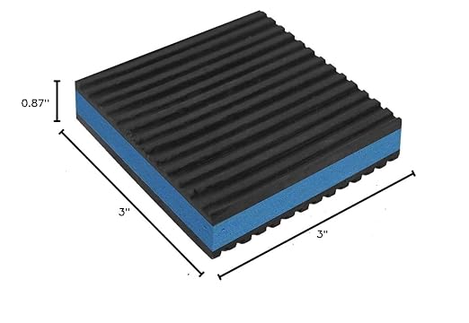 18302 High Performance Pads, Rubber Anti-Vibration Isolation Pads, Heavy Duty - Image 2