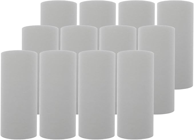 Tier1 10 Micron 10 Inch x 4.5 Inch | 12-Pack Spun Wound Polypropylene Whole by Tier1