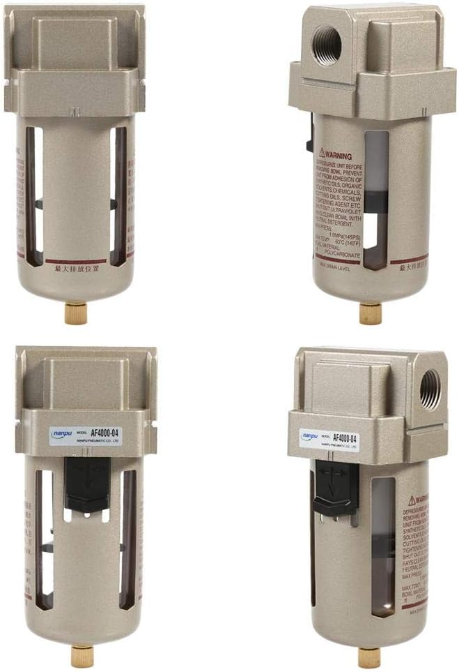 Moisture Trap Air Filter, 1/2 Inch Air Filter Compressor Water Moisture Trap - Image 9