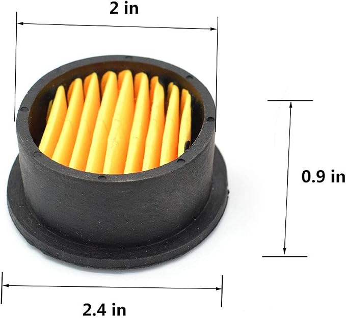 4 Pack Air Compressor Intake Paper Filter Elements Air Replacement Filter - Image 4