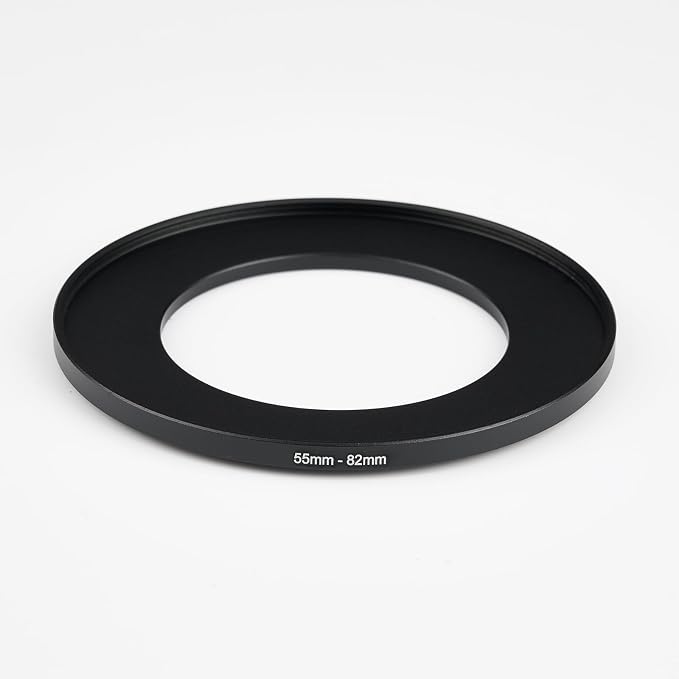 55mm to 82mm Step-Up Ring Filter Adapter, Metal Ring Step-Up Rings Adapter - Image 2