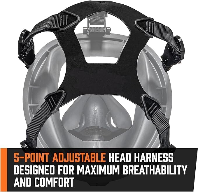 MIRA Safety CM-I01 Full-Face Industrial-Grade Gas Mask - Image 4