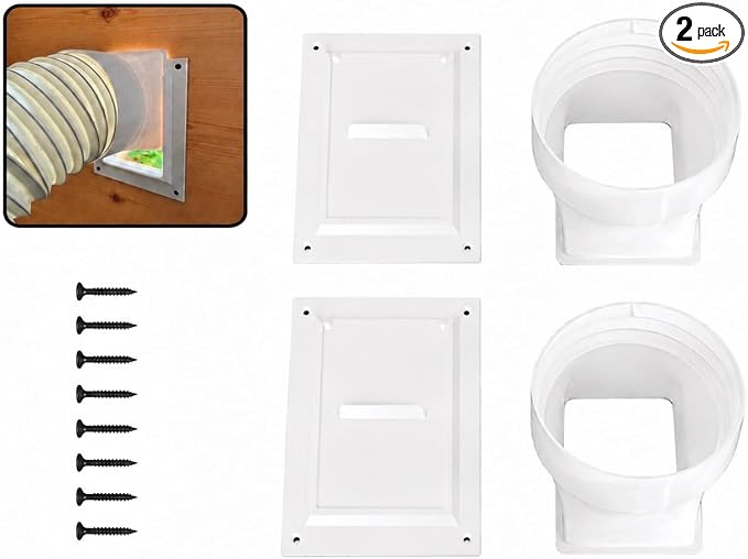 Portable AC Vent Kit for Door or Wall, Exhaust Hose Adapter by Unknown