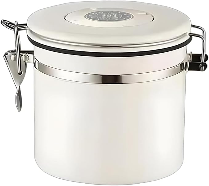 MEGAWISE Coffee Canister Stainless Steel – 1.2L Coffee Storage Container by MEGAWISE