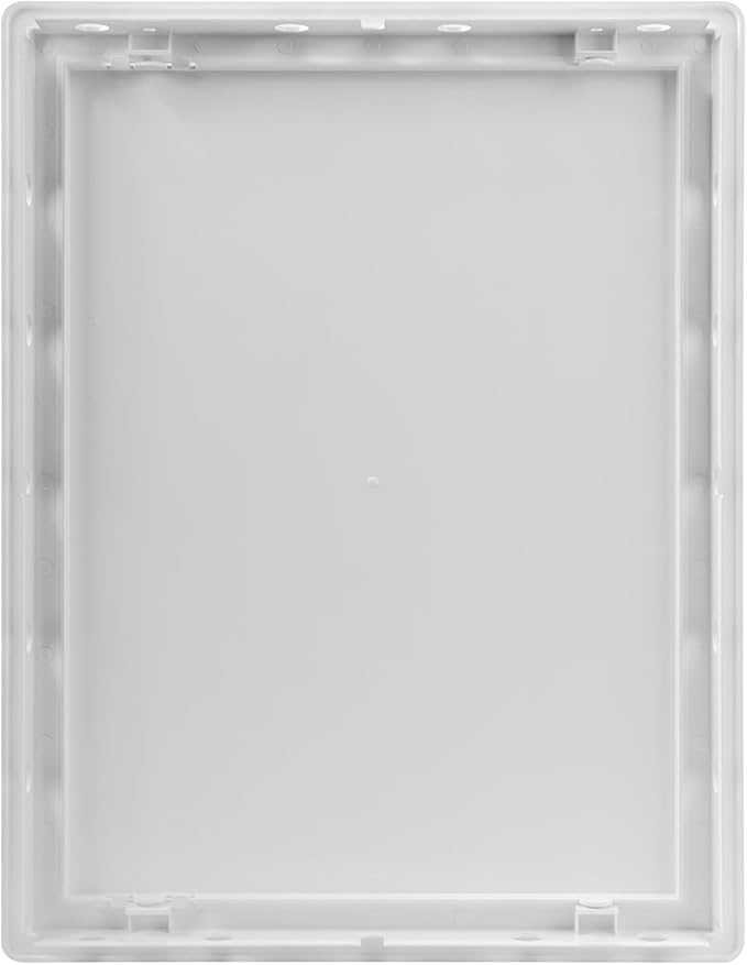 Vent Systems White ABS Plastic Access Panel 10 x 13 Inch (Opening) - Access Door for Drywall, Wall, Ceiling - Electrical, Plumbing Service Wall Hole Cover - Inspection Door - 11 x 13.7 Inch (Outer)