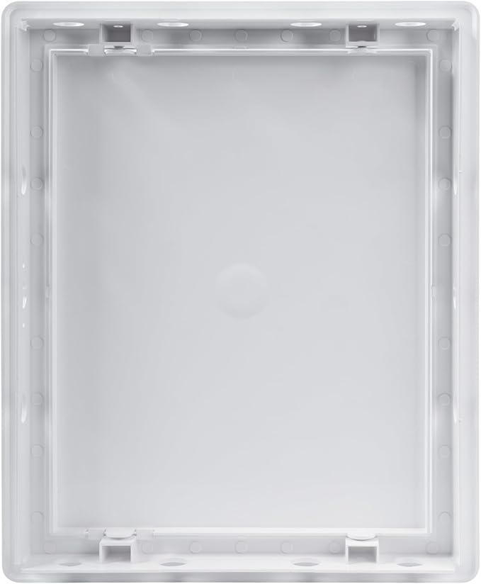 Vent Systems White ABS Plastic - Access Panel 8 x 10 Inch - Access Panel with Door for Drywall, Wall and Ceiling Electrical and Plumbing Service Wall Hole Cover - Exterior Dimensions 8.6x10.6 Inches