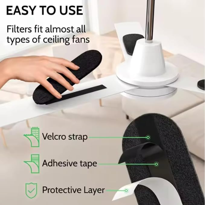 10 Pack Ceiling Fan Blade Filters - Image 5