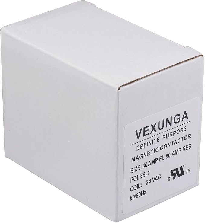 VEXUNGA 1 Pole 40 Amp 24 VAC Coil AC contactor 1P 40A 24V 50/60Hz AC Motor - Image 6