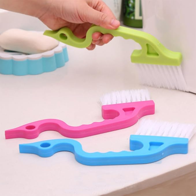 Beaupretty 8pcs Window Groove Cleaning Brush Set Soft Bristles - Image 6