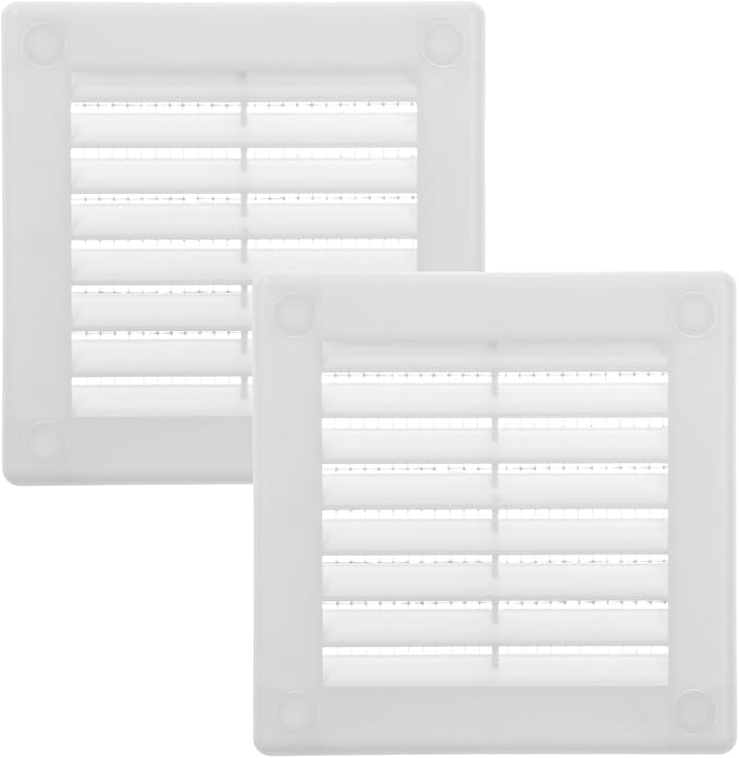 Vent Systems 3" x 3" White Plastic Soffit Vent Cover by VentSystems