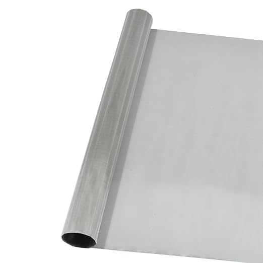 304 Stainless Steel Mesh 120Mesh, 15.7"x47.2" Metal Mesh Screen, Woven Fine by welcometoyagjia