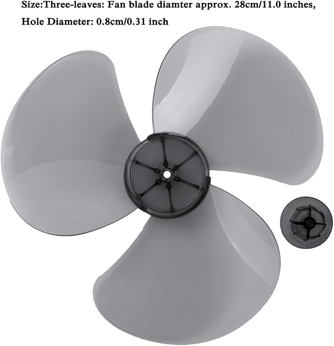 dPois Plastic Fan Blade Leaves Universal Household Standing Pedestal Fan Table - Image 7