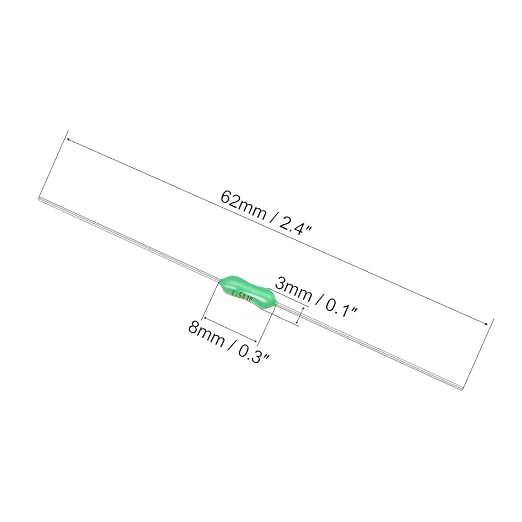 uxcell Fuse 250V 1.5A Resistance Fuse-Link Fast Blow Leaded 3mm x 62mm - Image 2