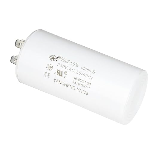 YATAI CBB60 Capacitor 80uF 250V AC, 4-Pin Run Capacitor, 1.64 x 3.54 in Cylinder - Image 3