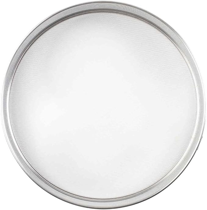 Tablecraft Fine Mesh Sieve Strainer, 10-Inch Round Durable Stainless Steel by TableCraft