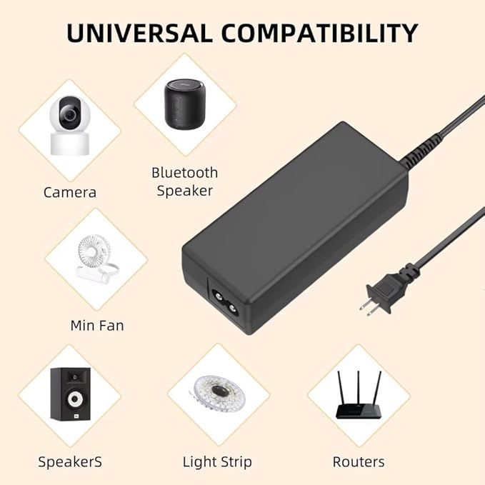 24V AC/DC Adapter Compatible - Image 3